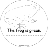 Search result: 'Green Color Shape Book: Frog'