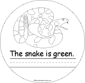 Search result: 'Green Color Book: Snake'