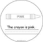 Search result: 'Pink Color Book: Crayon'