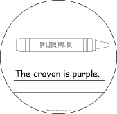 Search result: 'Purple Color Book: Crayon'