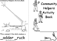 Search result: 'Community Helpers Activity Book, A Printable Book'