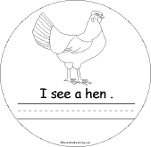Search result: 'Farm Animals Early Reader Book: Hen Page'