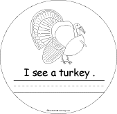 Search result: 'Farm Animals Early Reader Book: Turkey Page'