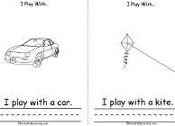 Search result: 'I Play With... Book, A Printable Book: Color by Number, Maze'