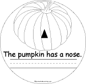 Search result: 'Halloween Early Reader Book: Nose Page'