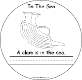 Search result: 'In The Sea Early Reader Book: Clam Page'