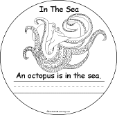 Search result: 'In The Sea Early Reader Book: Octopus Page'