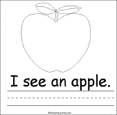 Search result: 'Thanksgiving Early Reader Book: Apple Page'