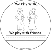Search result: 'We Play With... Early Reader Book: Friends Page'