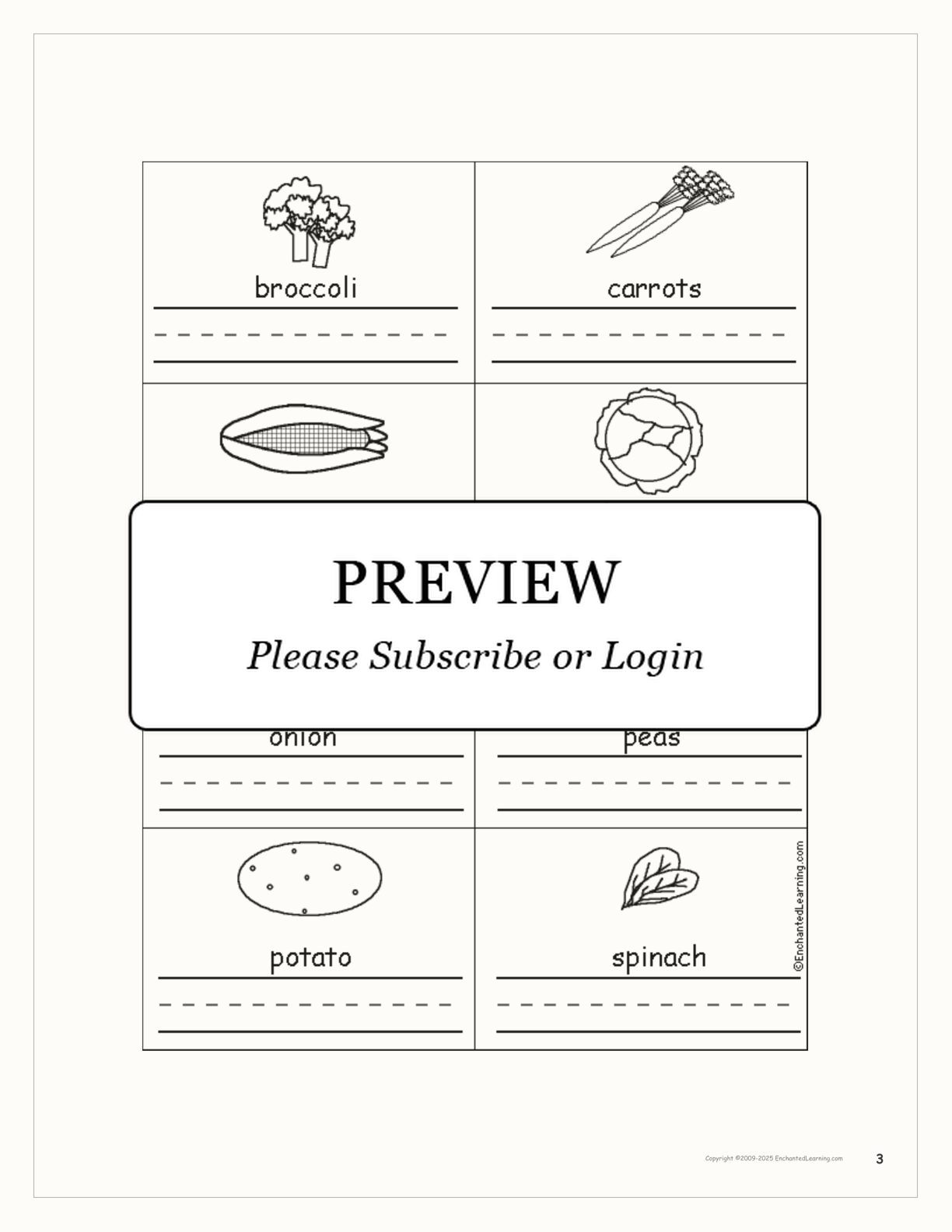 My Plate Food Groups (Color and Write Book) interactive printout page 3