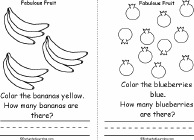 Search result: 'Fabulous Fruit Book, A Printable Book: Banana, Blueberry'