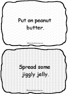 Search result: 'Make a Silly Sandwich Book, A Printable Book: Peanut Butter, Jelly'