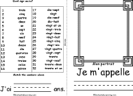 Search result: 'Je m'appelle... Book, A Printable Book: Cover, Age'