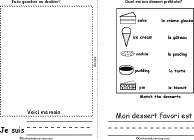 Search result: 'Je m'appelle... Book, A Printable Book: Right-or Left-handed, Favorite Dessert'