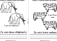 2 Elephants, 3 Cows
