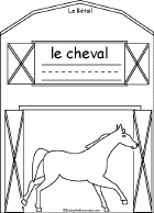 Search result: 'B&#142;tail/Livestock Book, A Printable Book in French: Cheval/Horse'