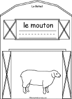Search result: 'B&#233;tail/Livestock Book in French, A Printable Book: Mouton/Sheep'