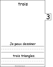 Search result: 'French Numbers and Shapes Book: Page 3'