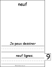 Search result: 'French Numbers and Shapes Book: Page 9'