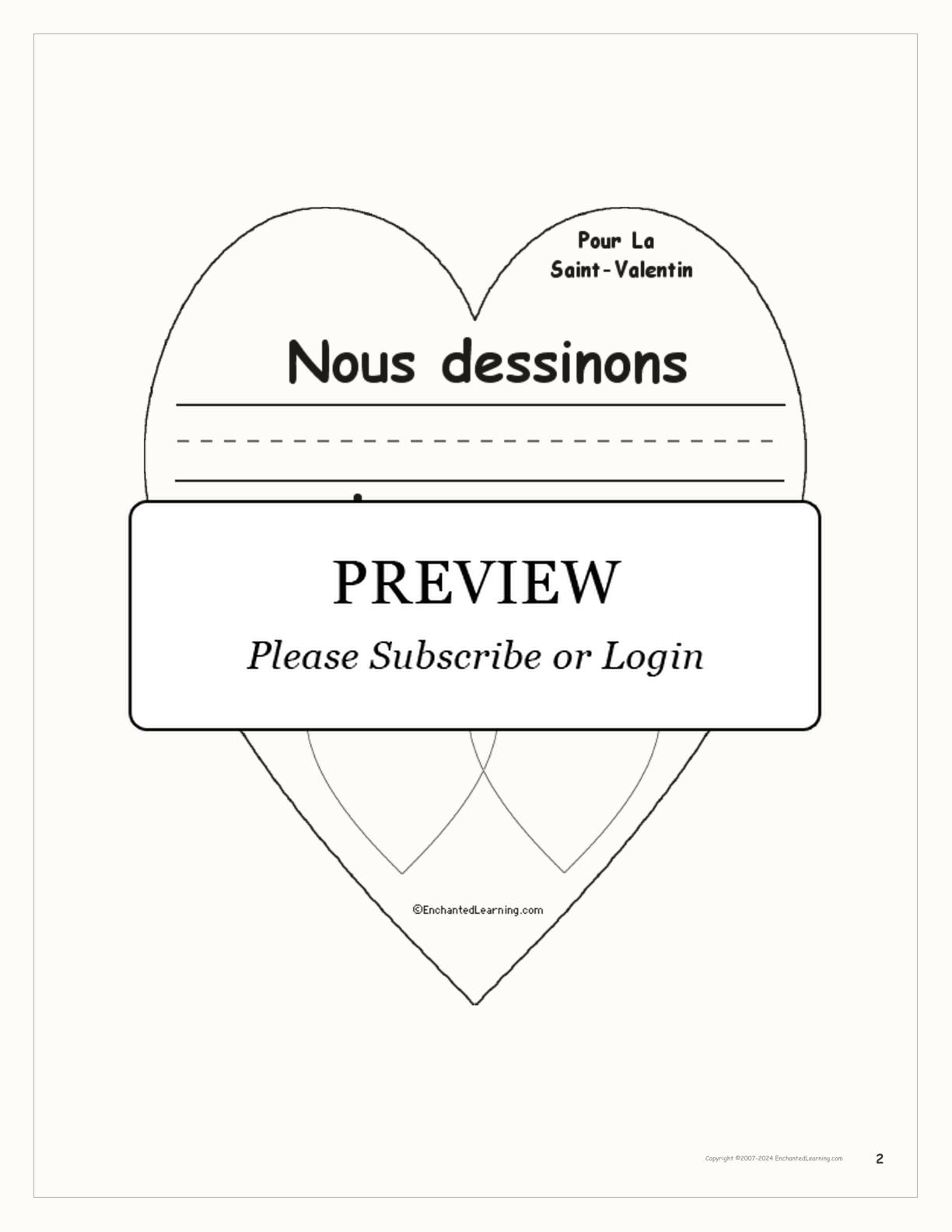 Pour la Saint-Valentin interactive worksheet page 2