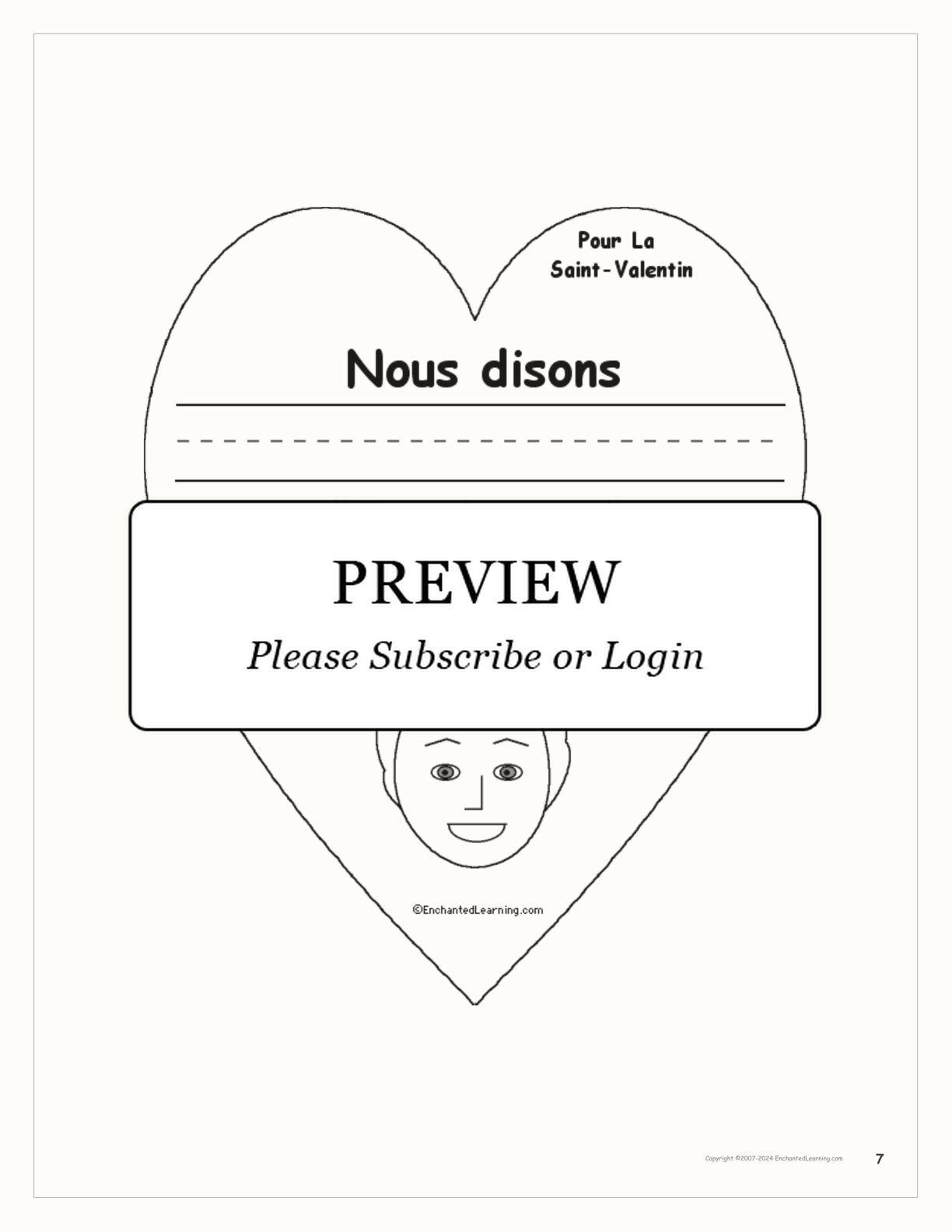 Pour la Saint-Valentin interactive worksheet page 7