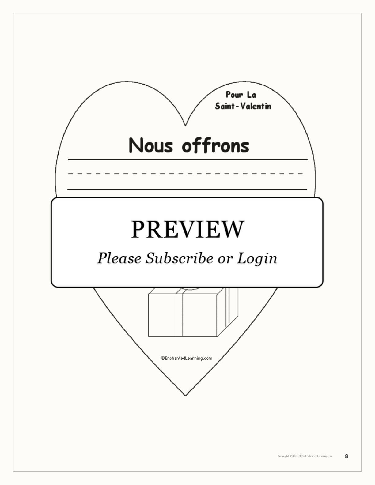 Pour la Saint-Valentin interactive worksheet page 8