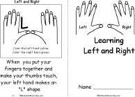 Search result: 'Learning Left and Right Book, A Printable Book: Cover, Cat/Hat'