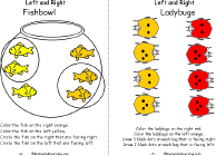Search result: 'Learning Left and Right Book, A Printable Book: Fishbowl, Ladybugs'