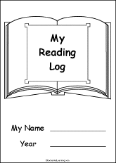Search result: 'My Reading Log, A Printable Book: Cover Page'