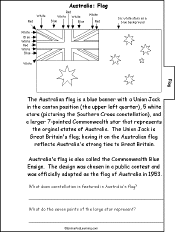 Search result: 'Australia, A Printable Book: Flag Page'