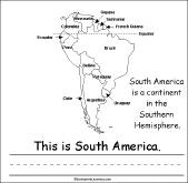 Search result: 'The Seven Continents. Early Reader Book: South America'