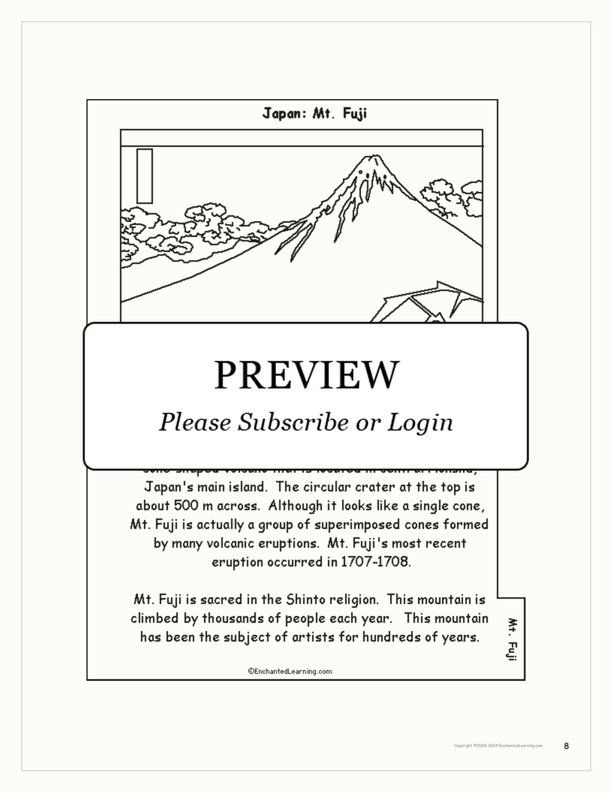 Japan Tab Book interactive printout page 8
