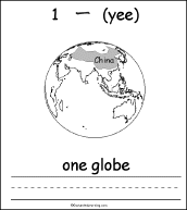 Search result: 'Chinese Counting Book: 1 globe'