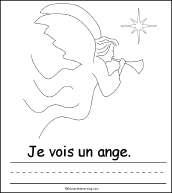 Search result: 'No&#235;l Je Vois (Christmas I See)... Early Reader Book: Angel Page'