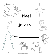 Search result: 'No&#235;l Je Vois (Christmas I See)... Early Reader Book: Cover Page'