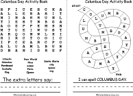 Word Search,Spell Christopher Columbus