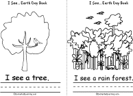 Search result: 'Earth Day I See... Book, A Printable Book: Tree, Rain Forest'