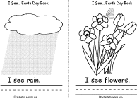 Search result: 'Earth Day I See... Book, A Printable Book: Rain, Flowers'