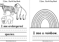 Search result: 'Earth Day I See... Book, A Printable Book: Endangered Species, Rainbow'