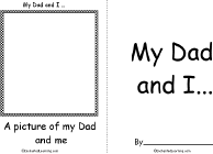 Search result: 'My Dad and I... Book, A Printable Book: Cover, This is me and my Dad'