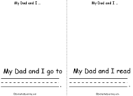 Search result: 'My Dad and I... Book, A Printable Book: Page 3'