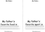 Search result: 'My Father... Book, A Printable Book: Page 3'