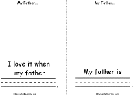Search result: 'My Father... Book, A Printable Book: Page 5'
