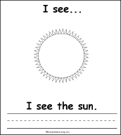 I see the sun