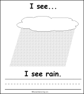 I see rain