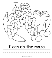 Search result: 'Kwanzaa Activity Early Reader Book: Maze Page'