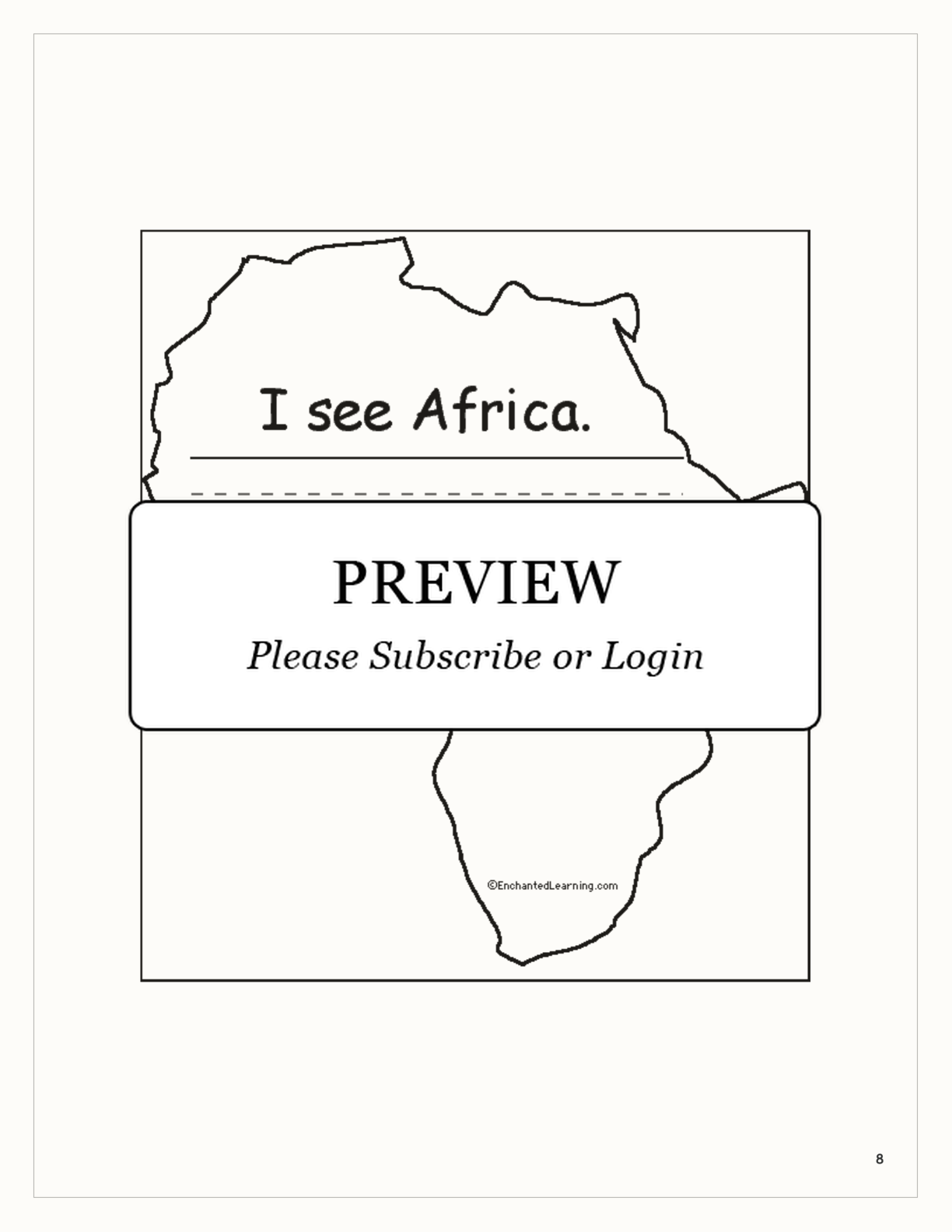 Kwanzaa I See – Early Reader Book interactive printout page 8