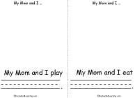 Search result: 'My Mom and I... Book, A Printable Book: page 2'
