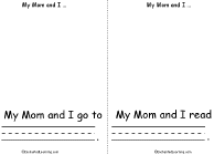 Search result: 'My Mom and I... Book, A Printable Book: Page 3'