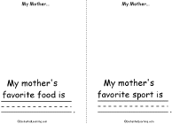 Search result: 'My Mother... Book, A Printable Book: Page 3'